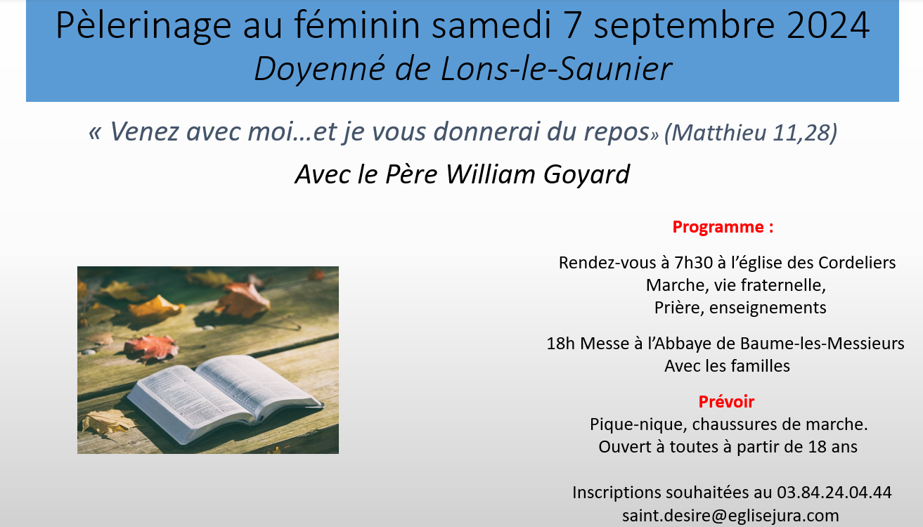 Flyer pèlerinage femmes