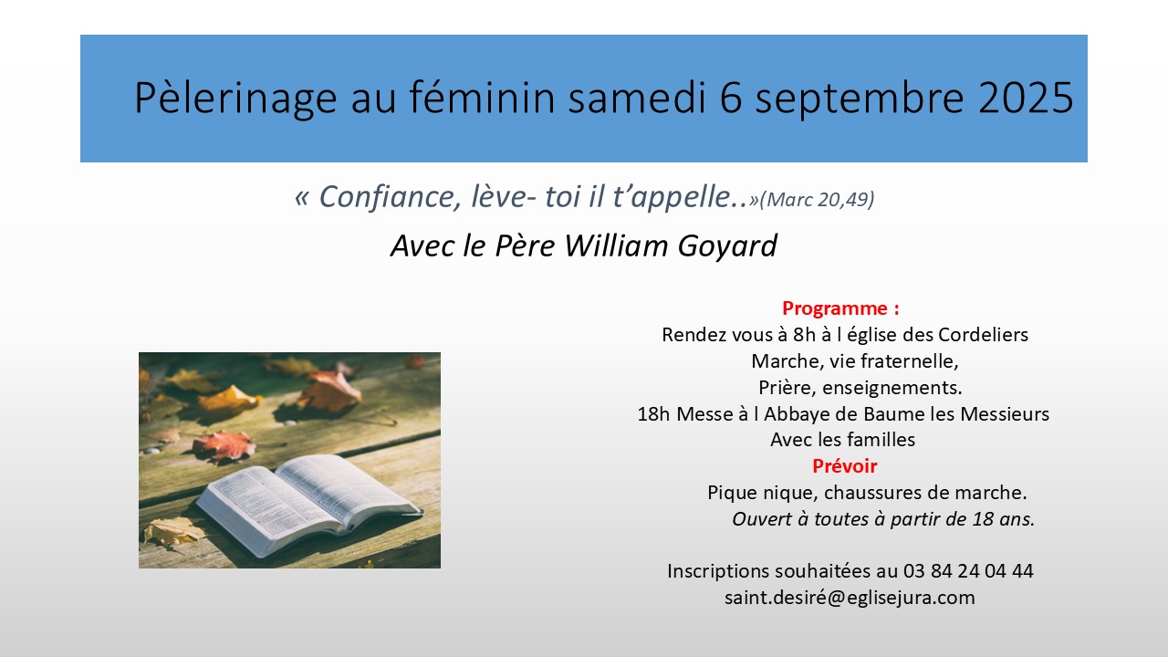 Flyer pèlerinage femmes
