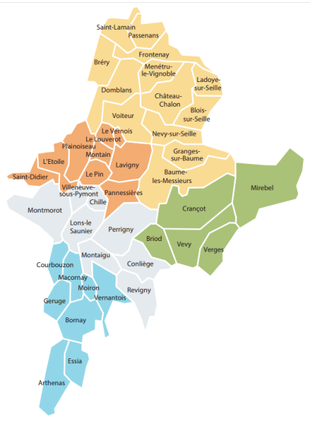 Carte Doyenné de Lons